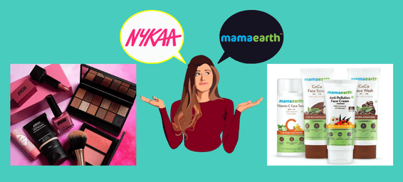 Nykaa Vs Mamaearth Products